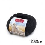 Baby Alpaka Strickwolle Schwarz