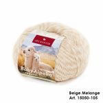 Baby Alpaka Strickwolle Beigemelange