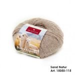 Baby Alpaka Strickwolle Sand