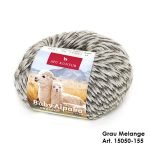 Baby Alpaka Strickwolle Graumelange