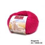 Baby Alpaka Strickwolle Magenta