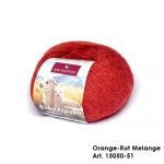 Baby Alpaka Strickwolle Orangerot