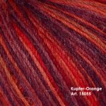 Alpaka Sockengarn Kupfer-Orange