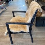 Alpakafell Sitzauflage