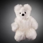 Baby Alpakafell Teddy Weiss