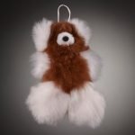 Alpakafell Teddy Klein Braunweiss