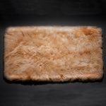 Baby Alpakafell Decke Champagner