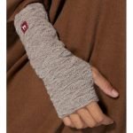 Alpaka Biesen Pulswärmer Sand