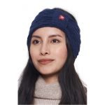 Alpaka Stirnband Biesen Blau