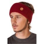 Alpaka Stirnband Stretch Rot