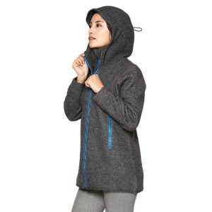 Damen Alpaka Kapuzen-Jacke Sport