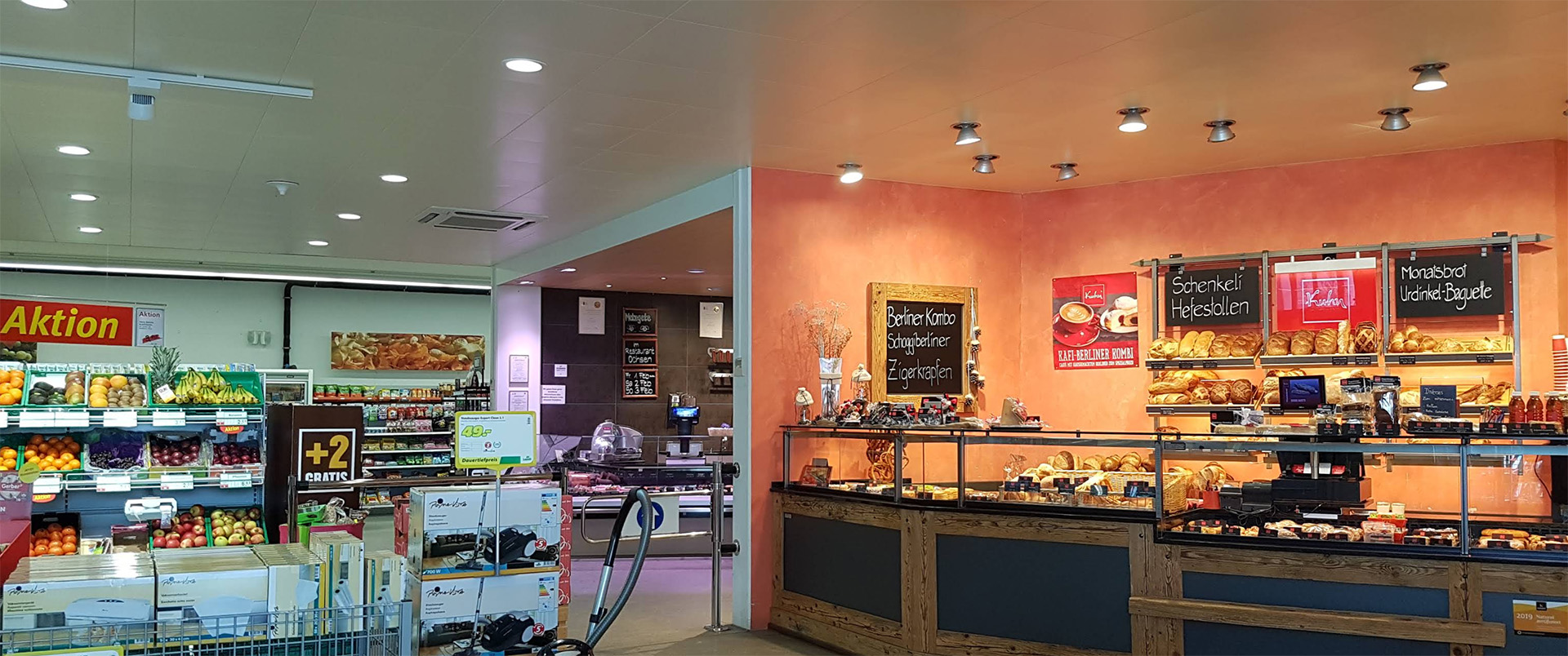 Einkaufen in Schönengrund mit frischen Lebensmitteln, Bäckerei und Metzgere