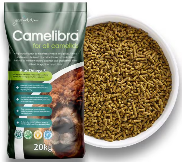 Camelibra Alpaka Mineralfutter in 2mm Pellets